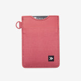 Thread Solid Color Vertical Leather Elastic Wallet