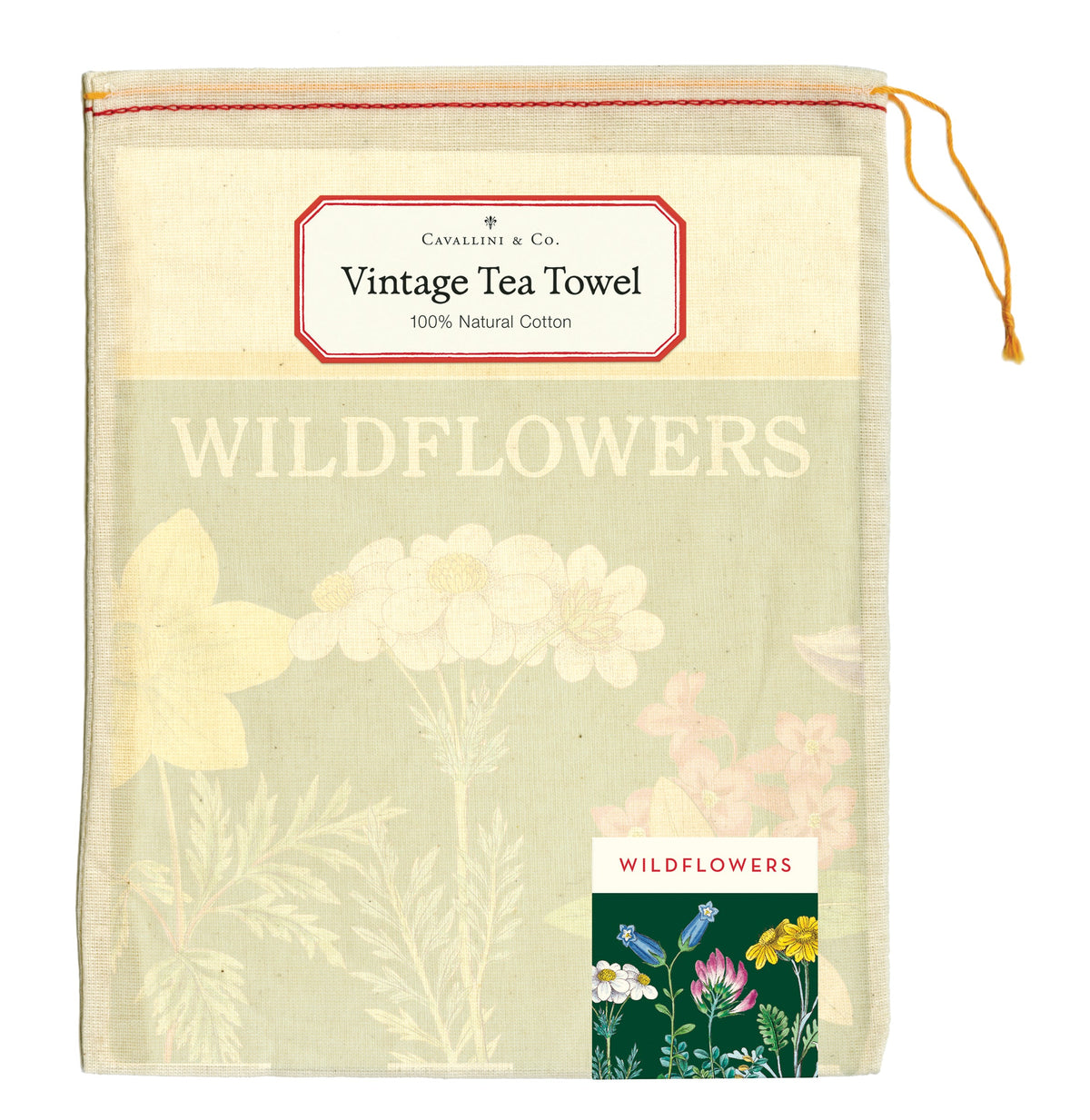 Wildflower Cotton Tea Towel