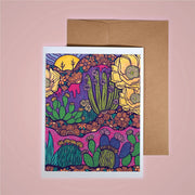 Twilight Blossoms Greeting Card