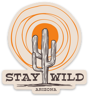 Stay Wild Arizona Sun Sticker