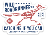 Wild Roadrunner Sticker
