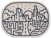 Desert Highway Sticker