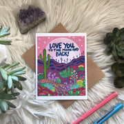 Love You To The Moon and Back Card