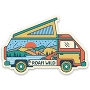 Roam Wild Van Sticker