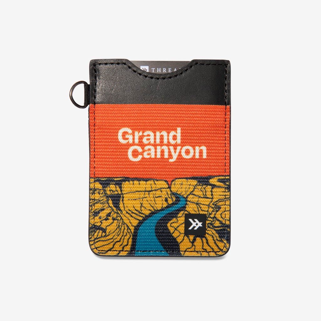 Thread National Parks Vertical Leather Elastic Wallet