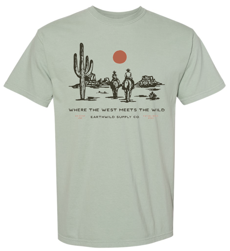 Where The West Meets The Wild Unisex Tee