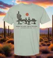 Where The West Meets The Wild Unisex Tee