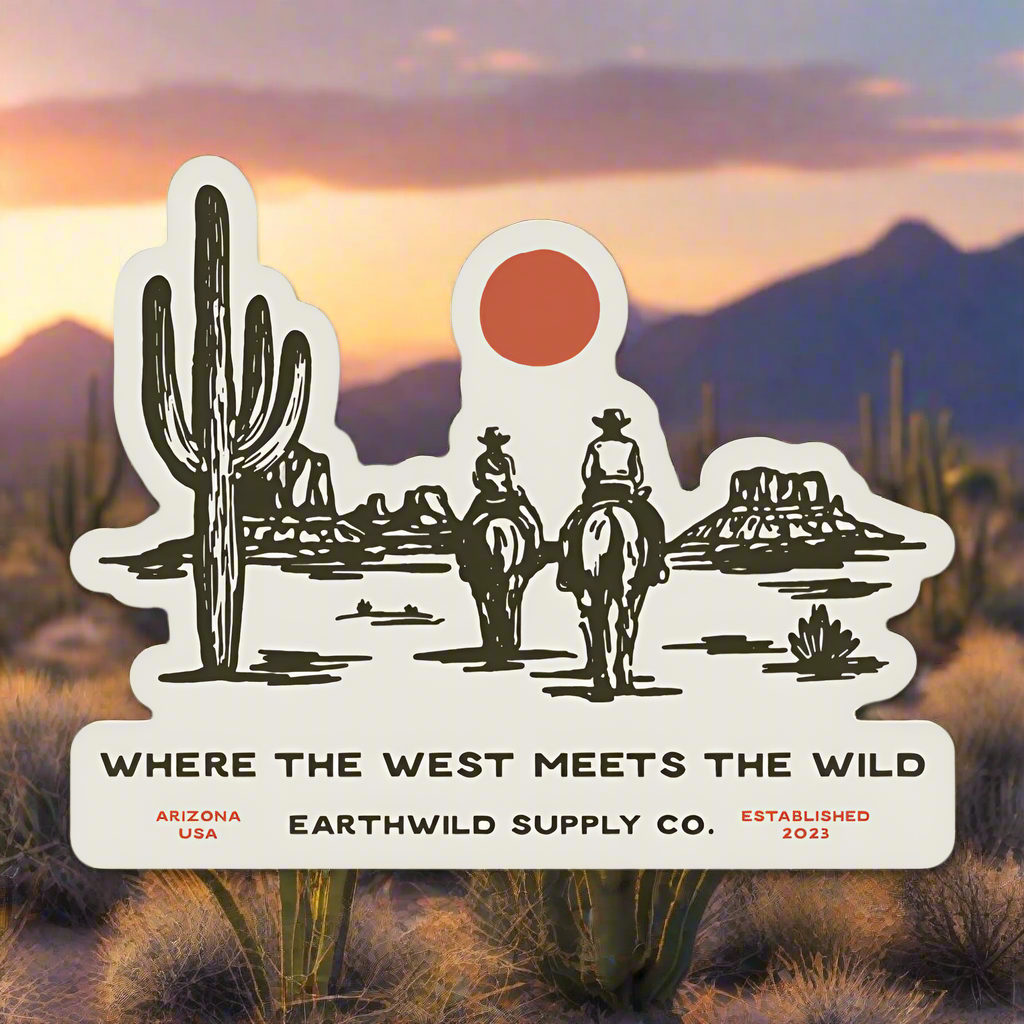 Where The West Meets The Wild Sticker