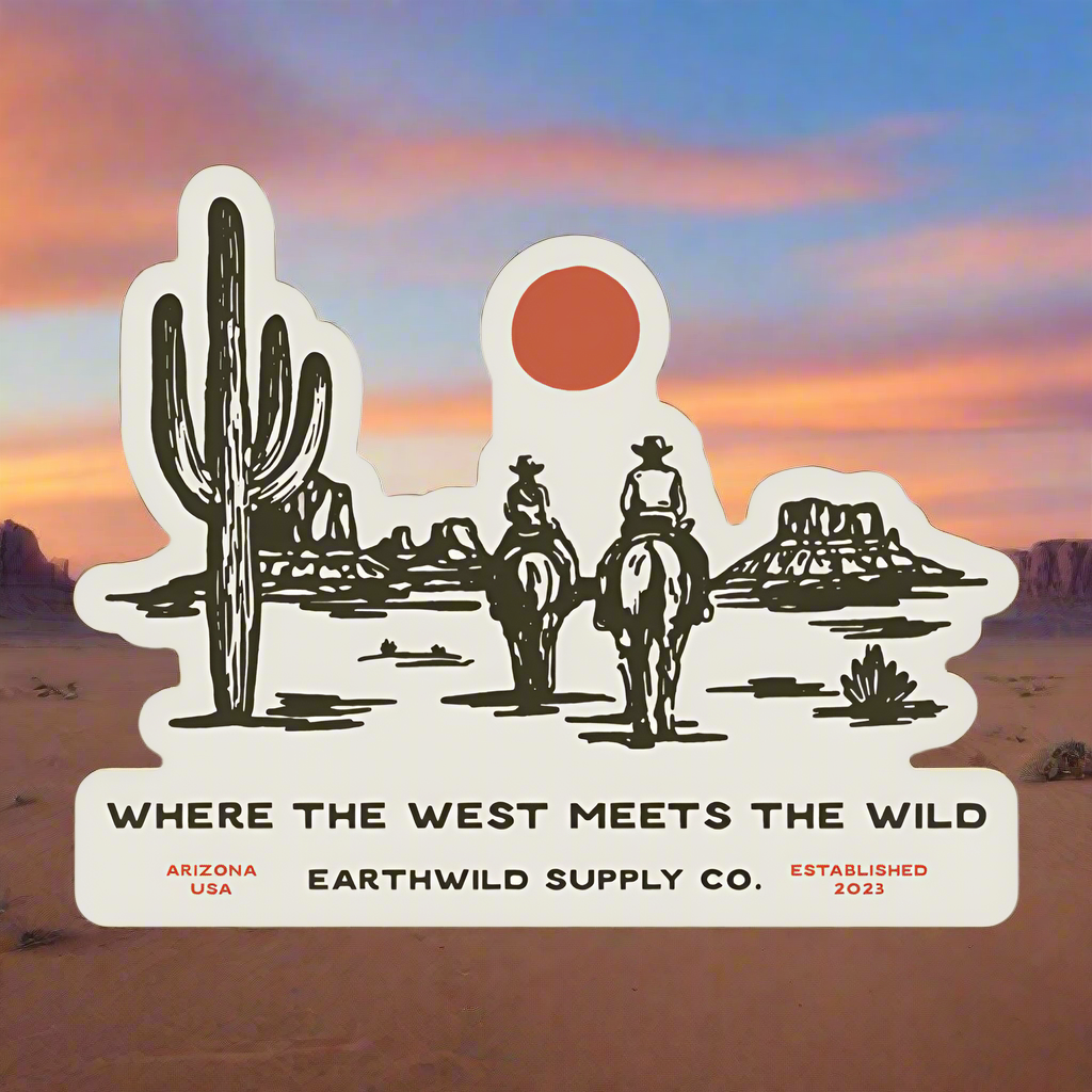 Where The West Meets The Wild Sticker