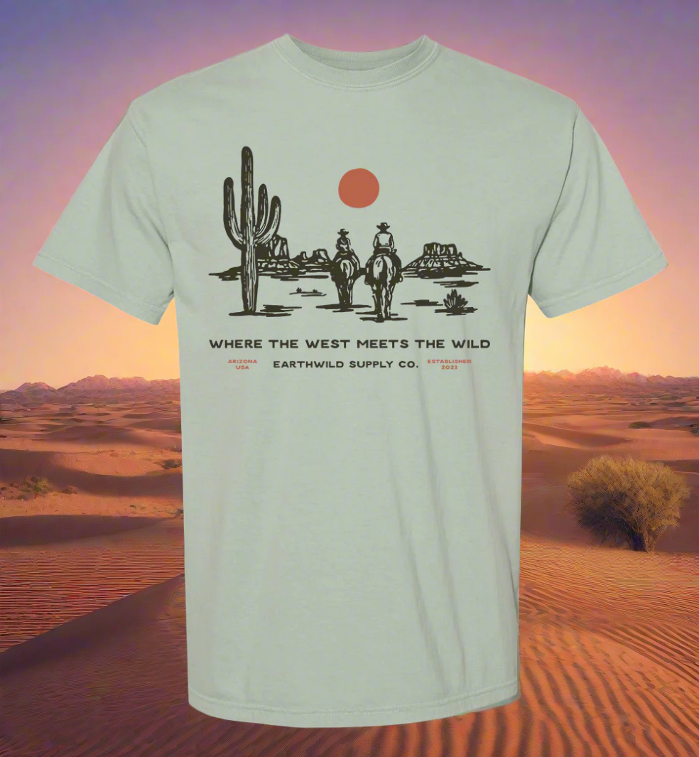 Where The West Meets The Wild Unisex Tee