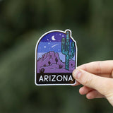 Arizona Desert Night Sky Sticker