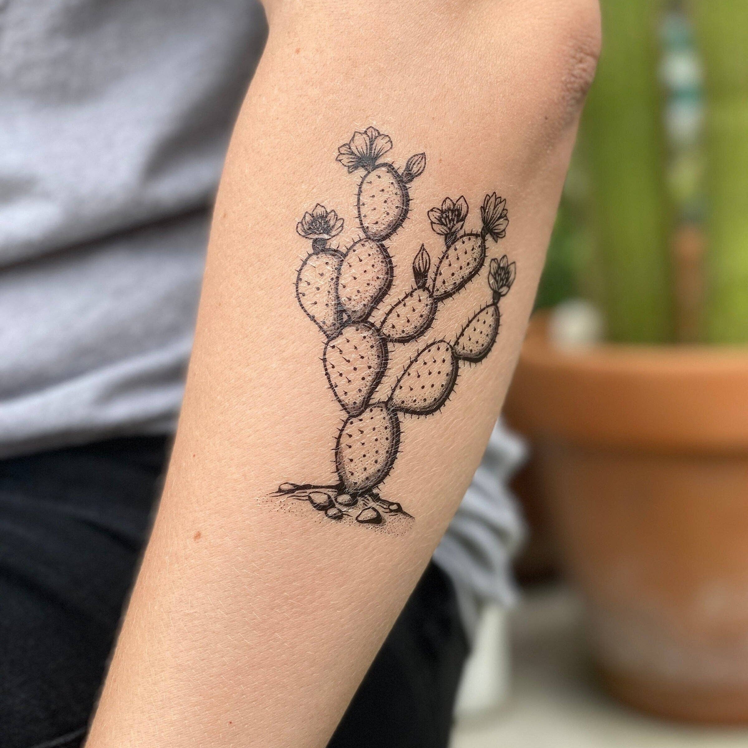Prickly Pear Temporary Tattoo