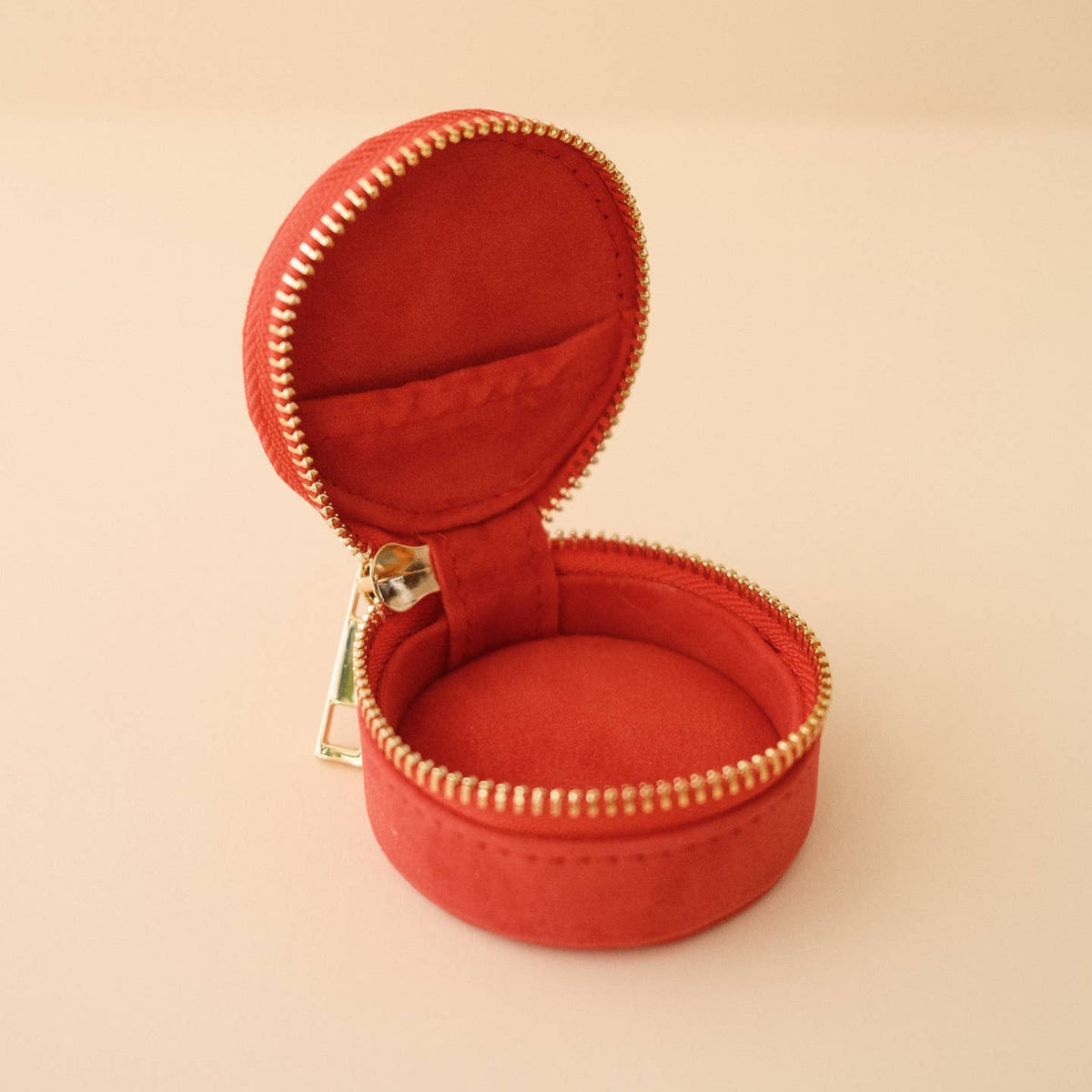 Hibiscus Pink Travel Jewelry Case