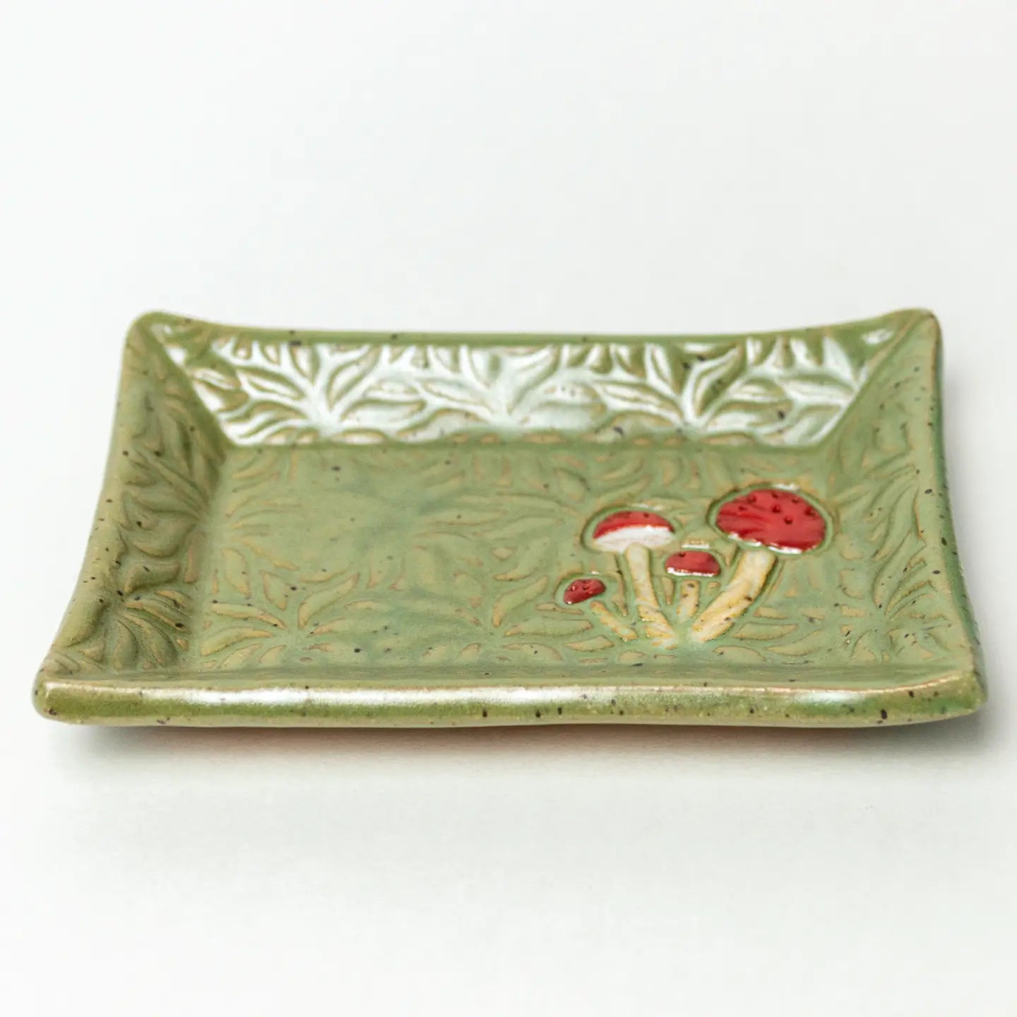 Mushroom Ceramic Trinket Tray