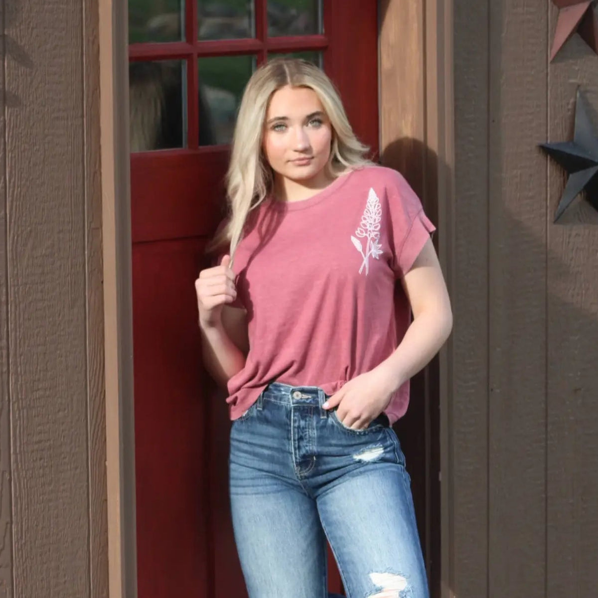 Wild Lupine Flowy Tee