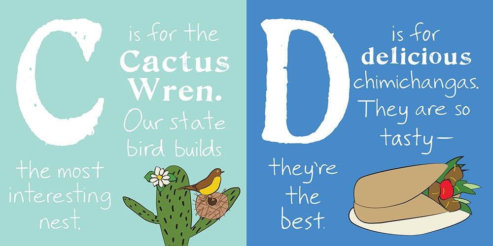 ABCs of Arizona Covered Board Book