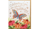 Celebrate You Butterfly Birthday Card