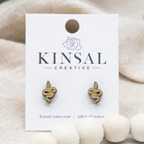 Wooden Snake Earrings