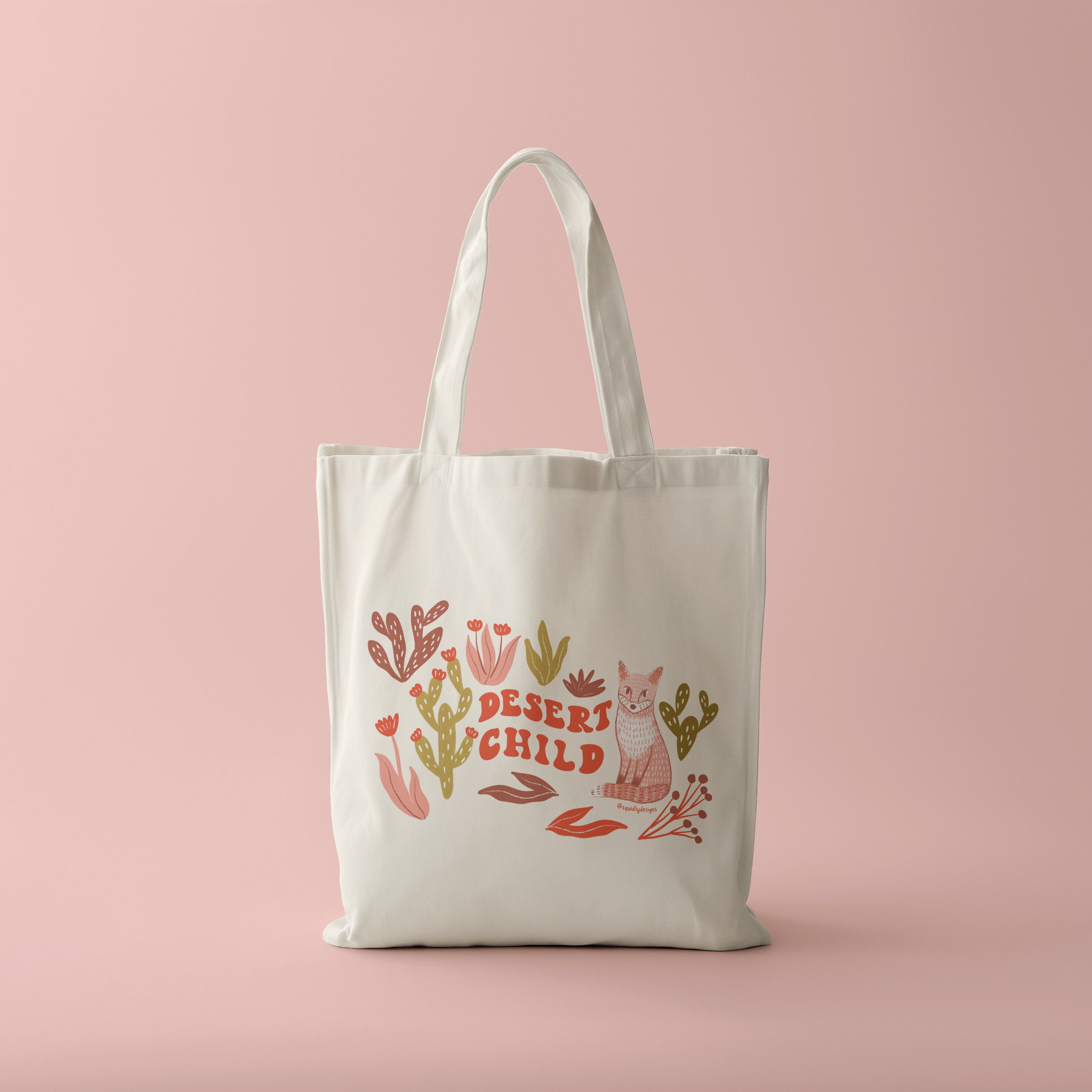Wild Desert Child Tote Bag