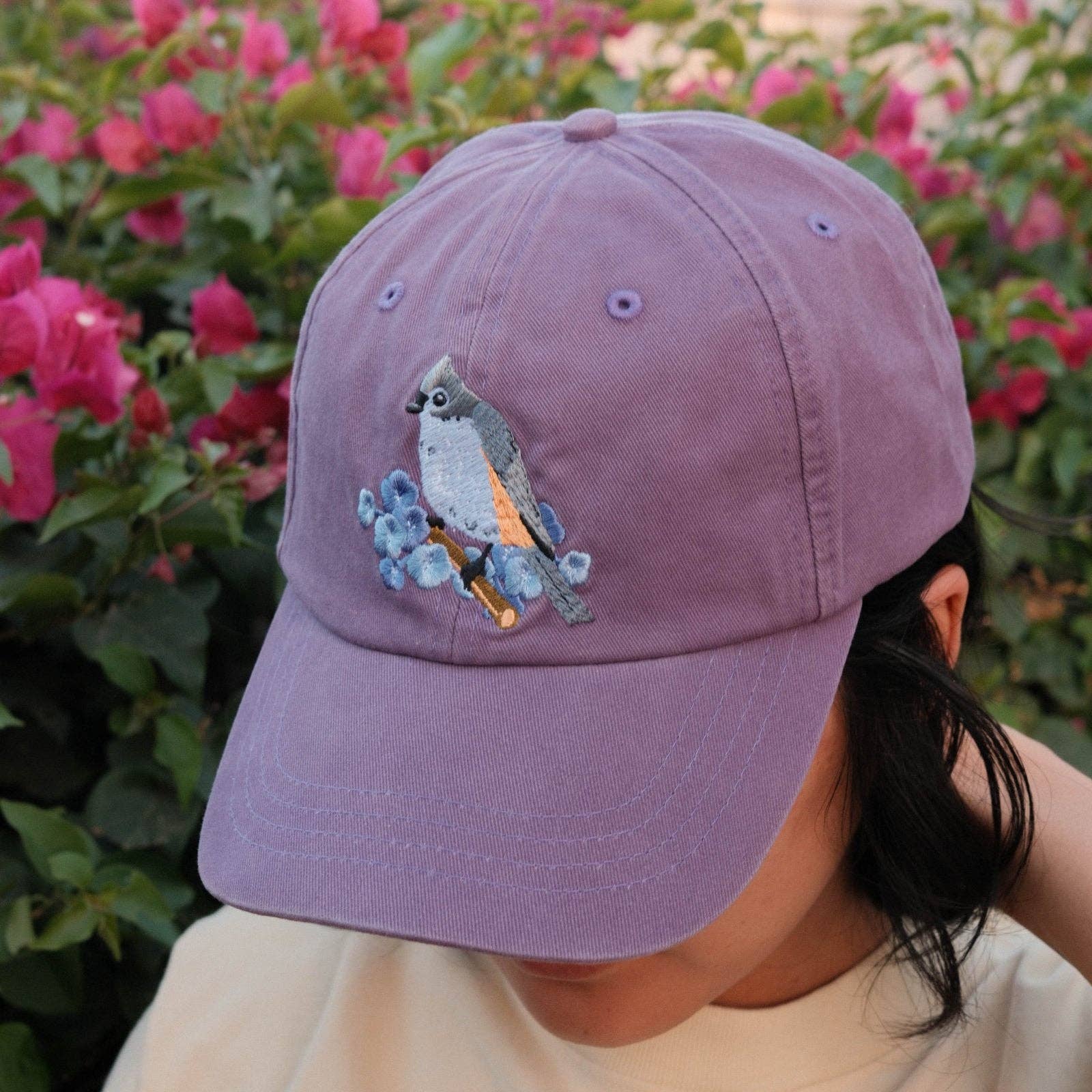 Tufted Titmouse Washed Hat