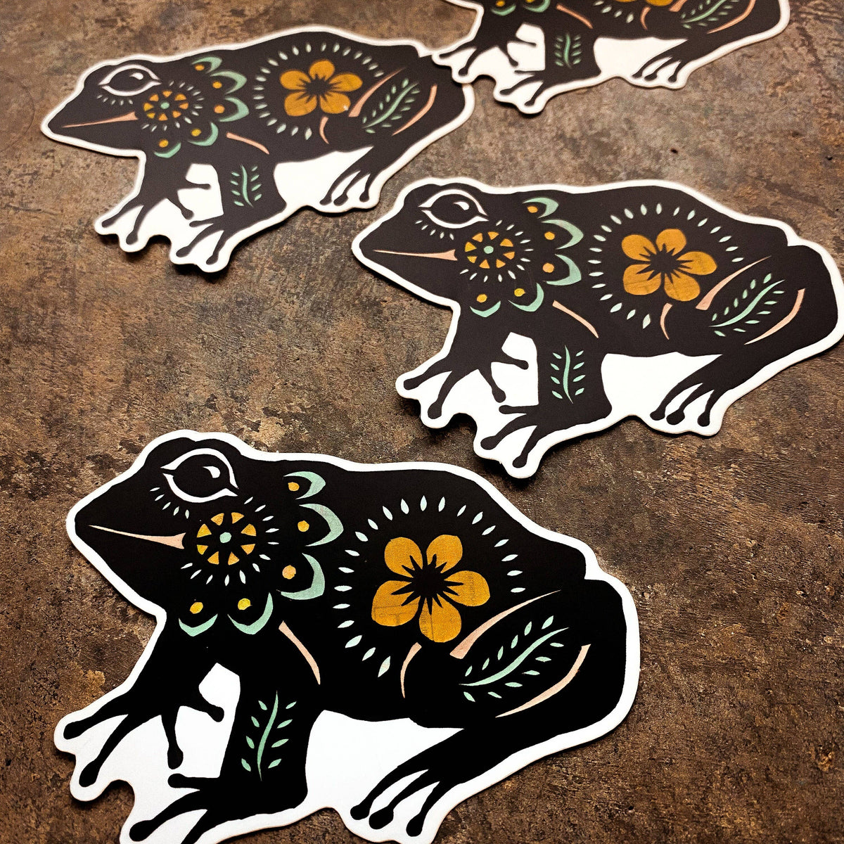 Frog Matte Vinyl Sticker