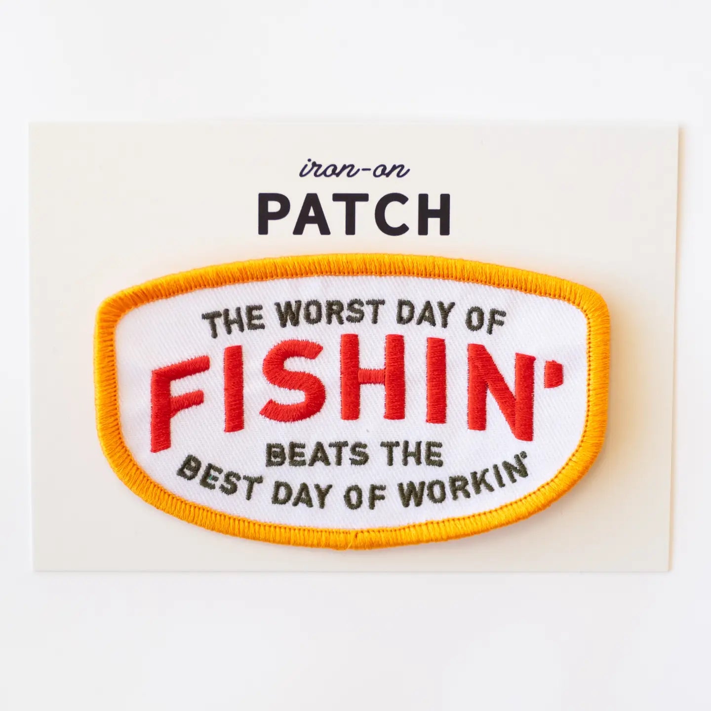 Fishin' Beats Workin' Patch