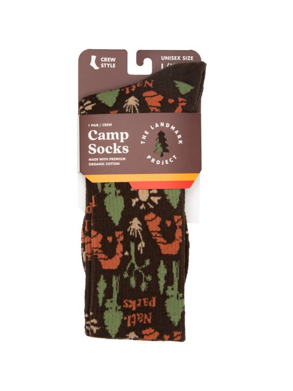 National Park Roundup Socks