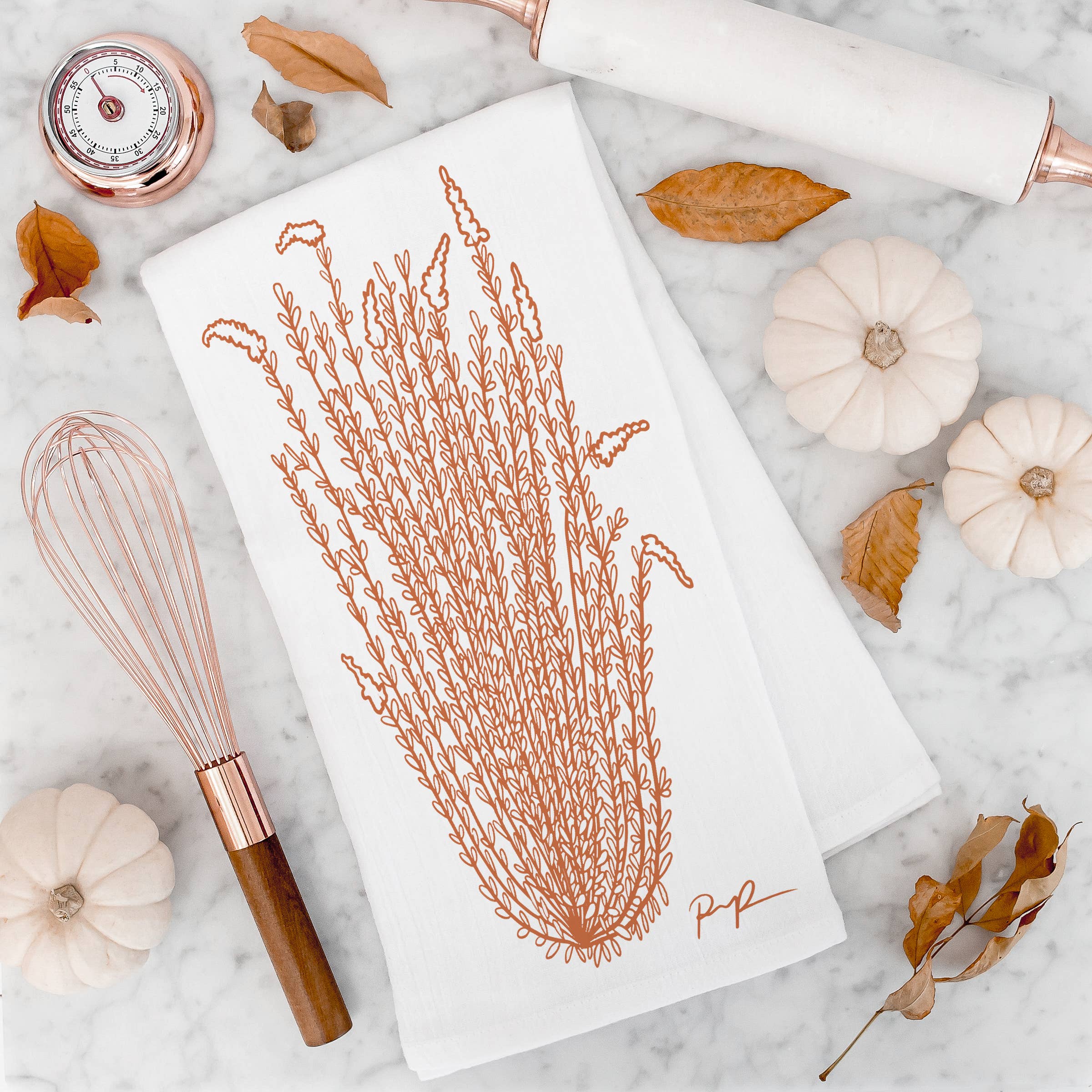 Ocotillo Rising Tea Towel