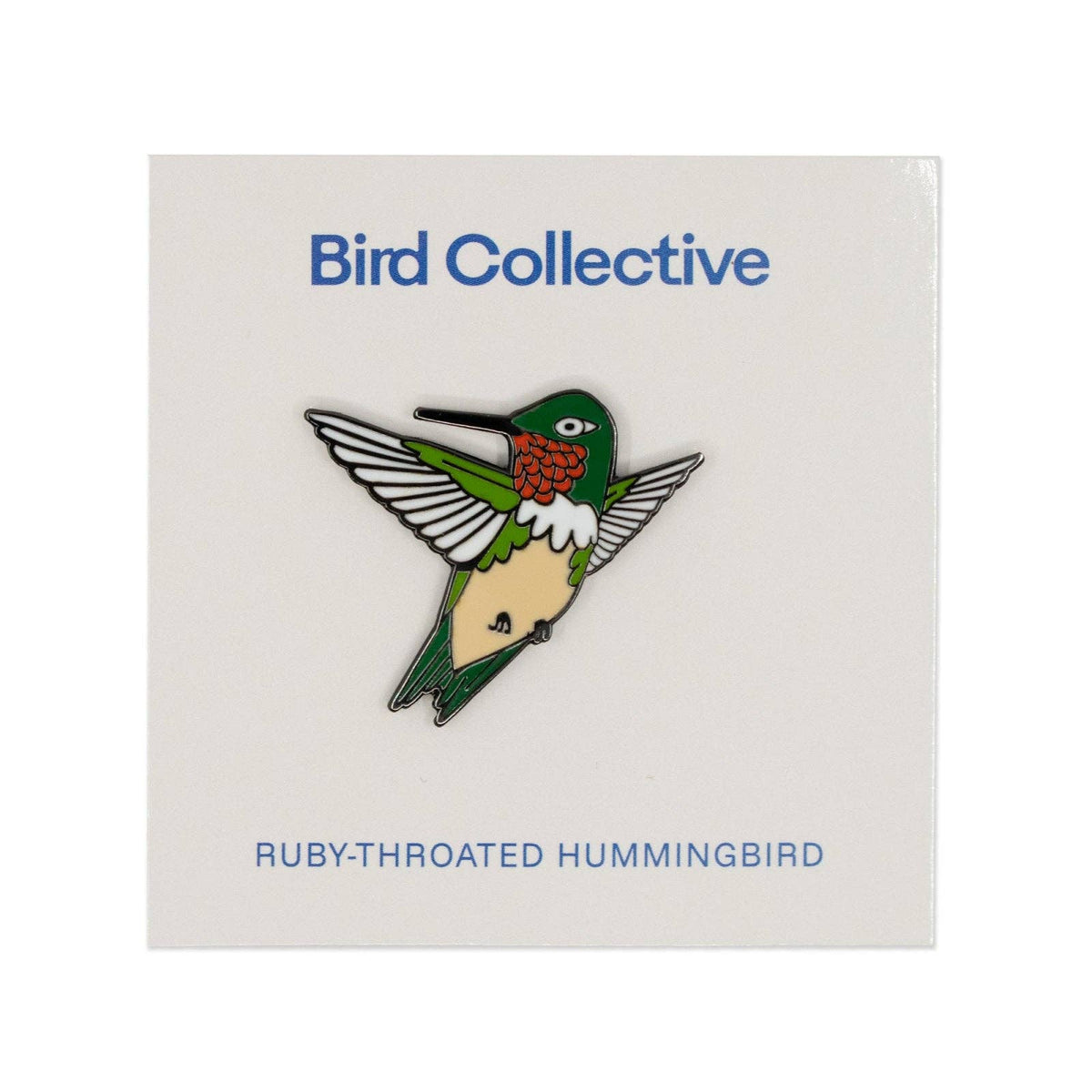 Ruby-throated Hummingbird Enamel Pin