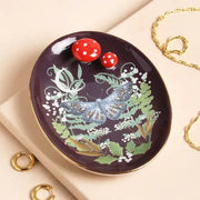 Moonrise 3D Mushroom Ceramic Trinket Dish