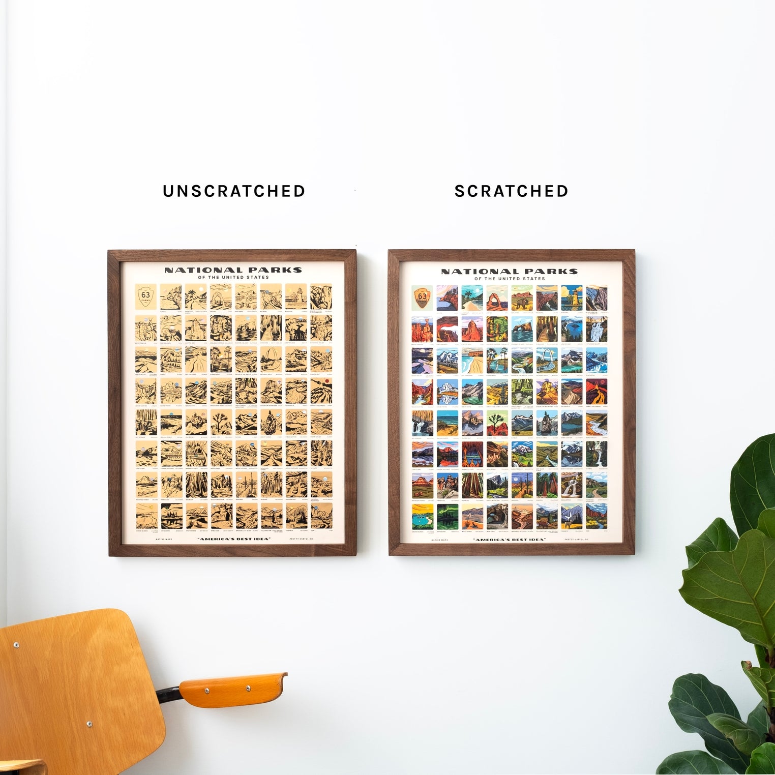 National Parks Scratch-Off U.S. Bucket List