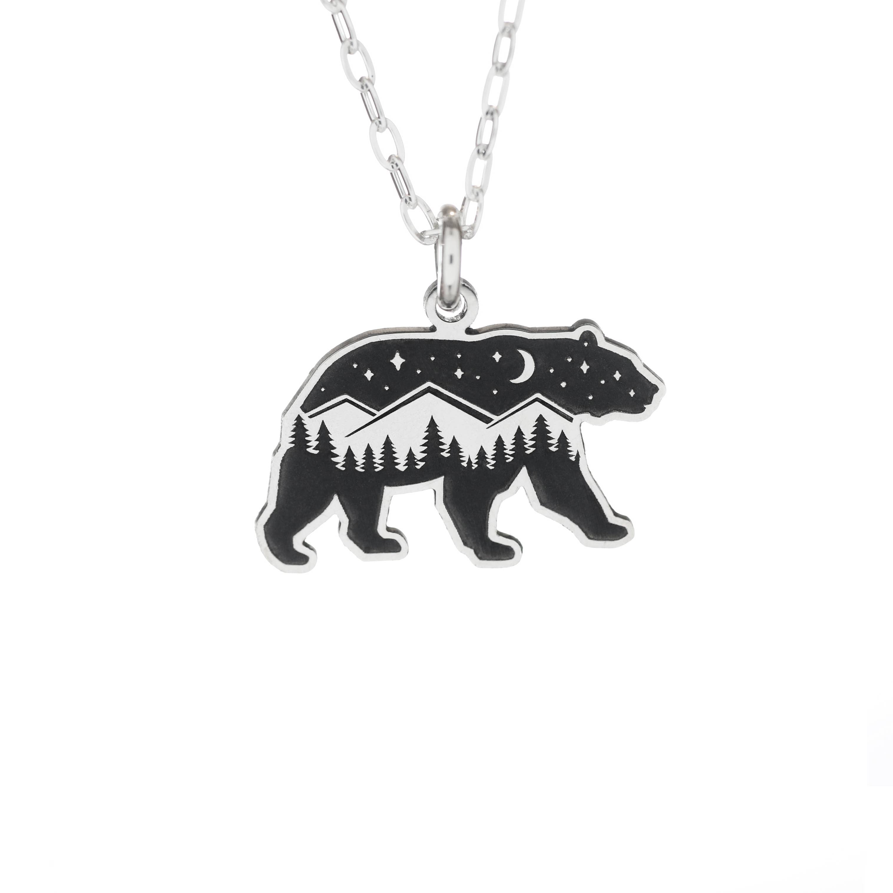 Off the Beaten Path Bear Necklace