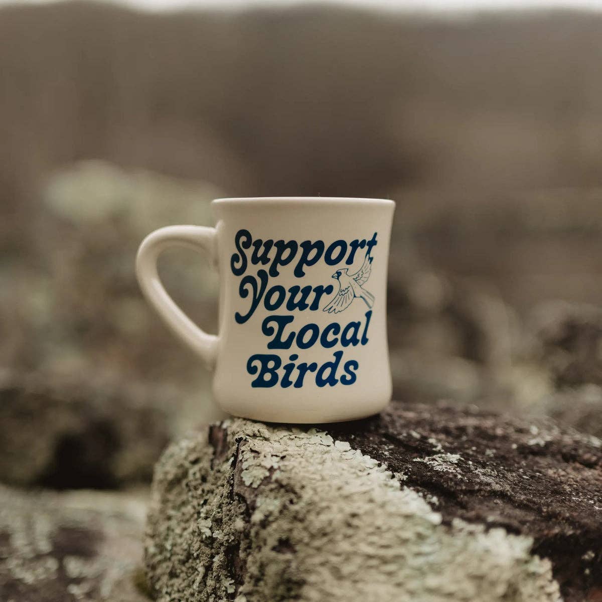 Support Your Local Birds Ceramic Mug