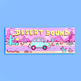 Desert Bound Vinyl Bumper Sticker