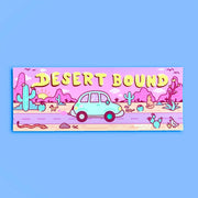 Desert Bound Vinyl Bumper Sticker