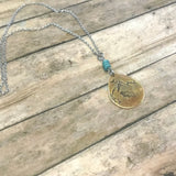 Rustic Wilderness Teardrop Necklace