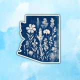 Arizona Cyanotype Sticker