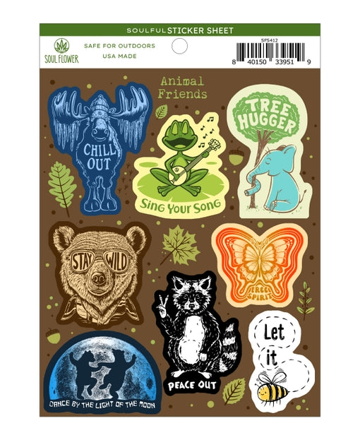 Animal Friends Sticker Sheet