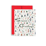 Season's Greetings Forest Seed Paper Card