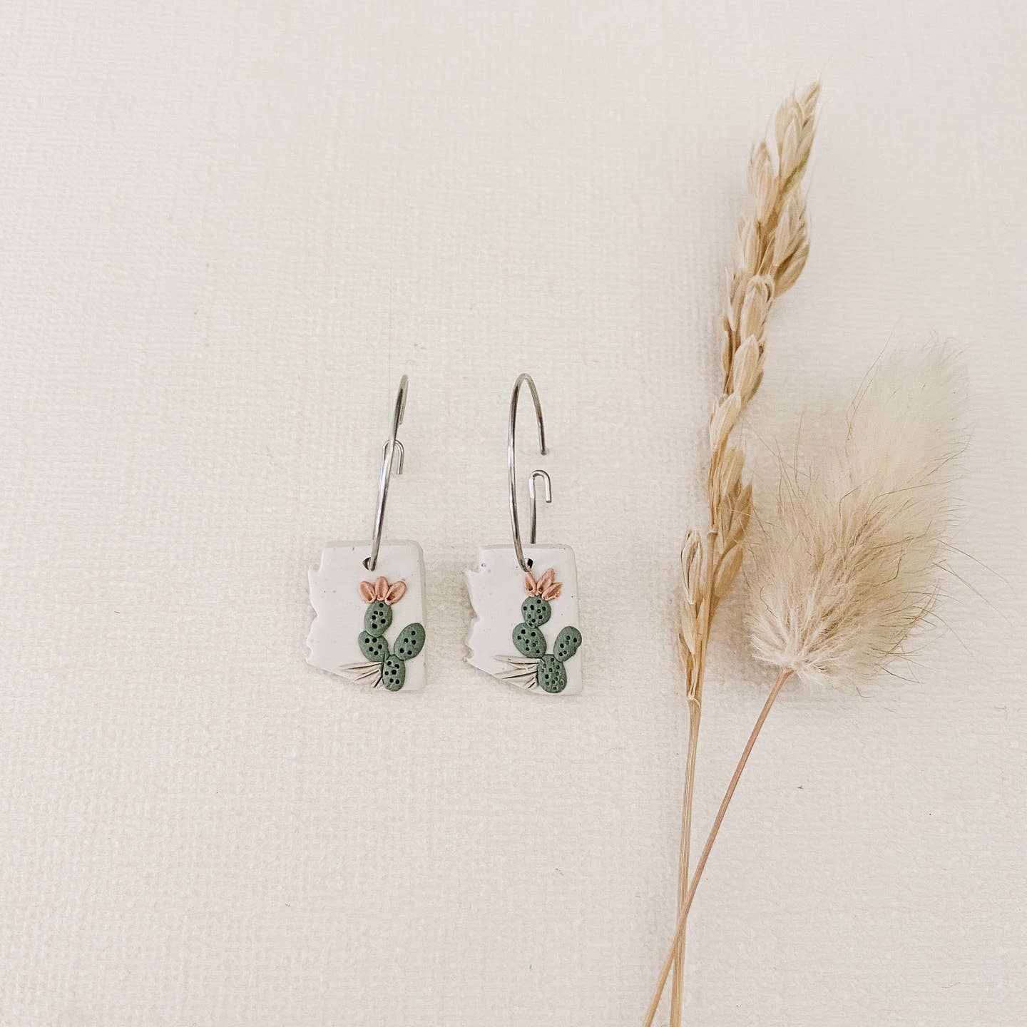 Prickly Pear Hoop Earrings
