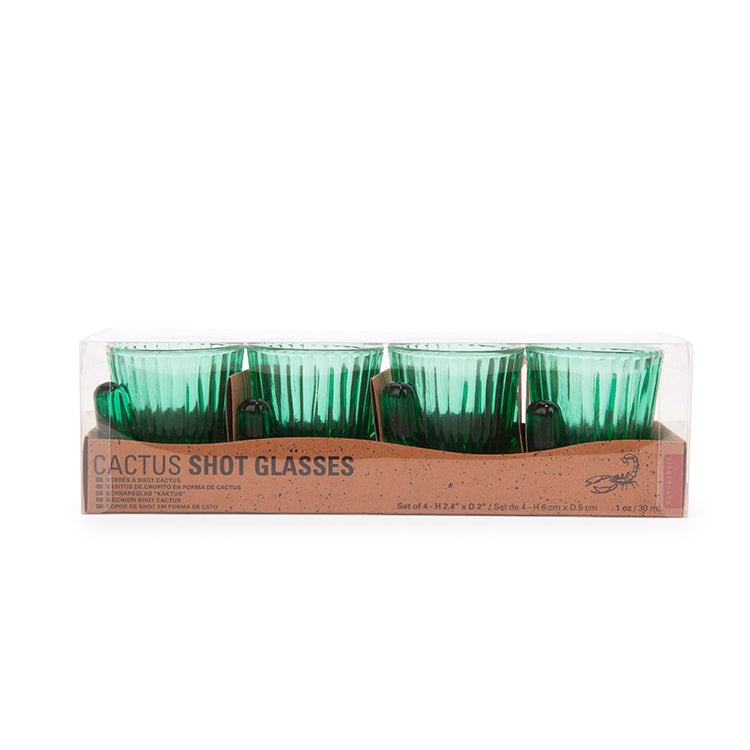 Cactus Shot Glasses - 4 Pack