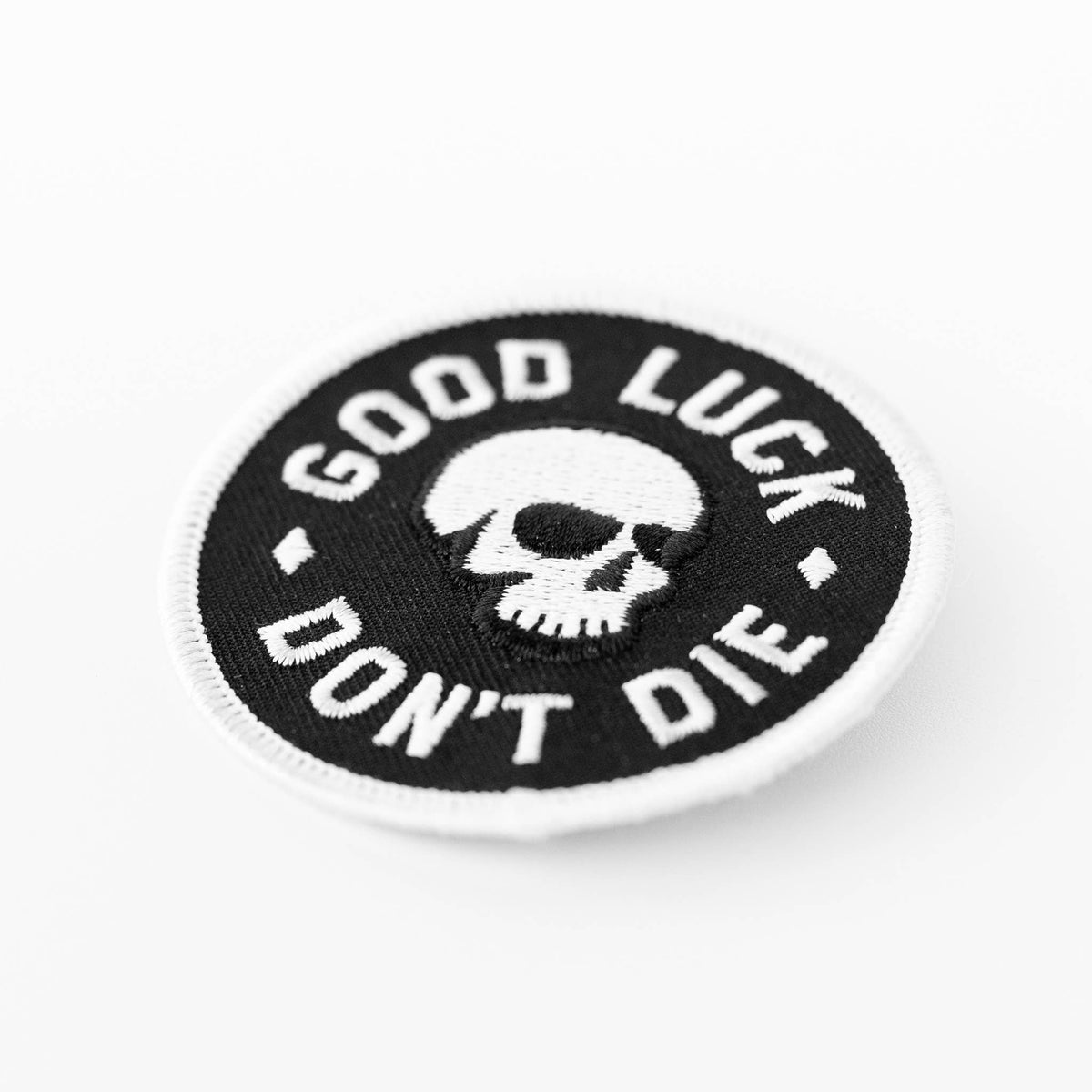 Good Luck Don't Die Iron-On Patch