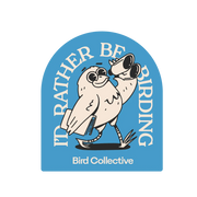 I'd Rather Be Birding Sticker