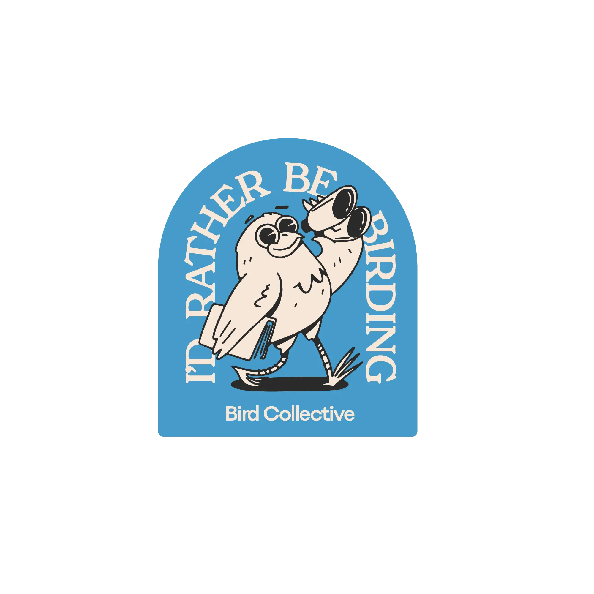 I'd Rather Be Birding Sticker