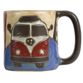 Love Bus Round Stoneware Mug