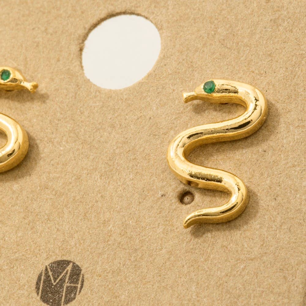 Mini Snake Stud Earrings