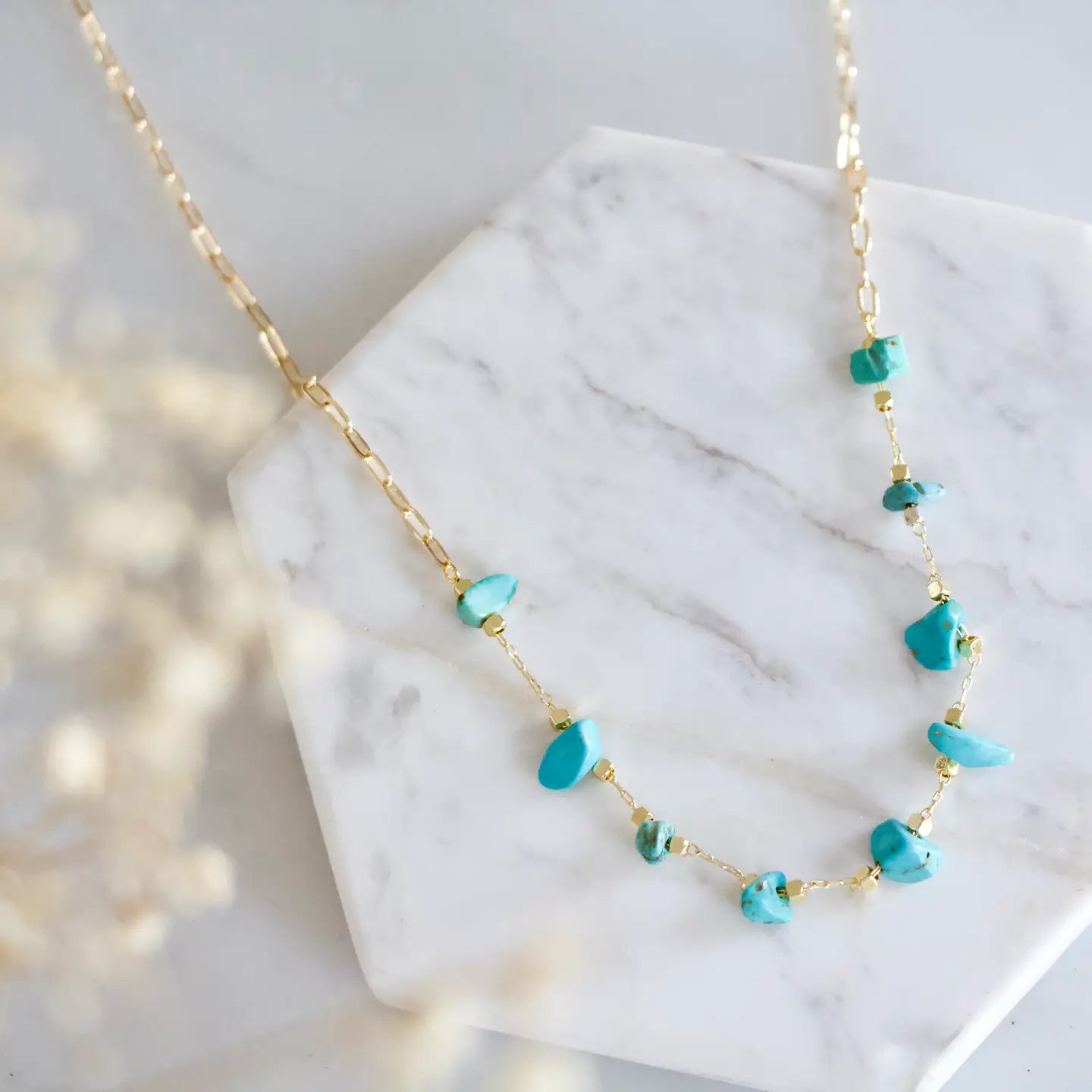 Turquoise Nugget Necklace