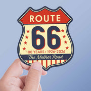 The Mother Road Route 66 Sticker - 100th Anniversary Decal