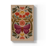 Purple Moth Kraft Notebook