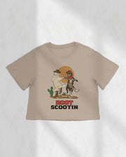 Boot Scootin' Kitties Crop Tee